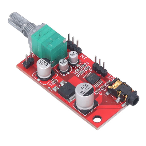 Minihörlursförstärkarmodul 3,5 mm gränssnitt Hörlursförförstärkarkort DC 3‑12V MAX4410