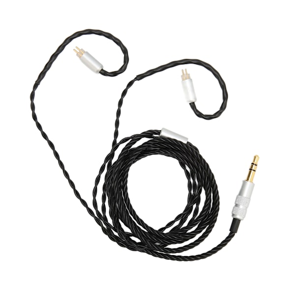 Öronproppsuppgraderingskabel 2 stift 0,78 mm 3,5 mm plugg OFC-kärna ersättningshörlurar tråd för AS10 AS06 ZST ZS3 ZS10 ES3 ES4 ZSR
