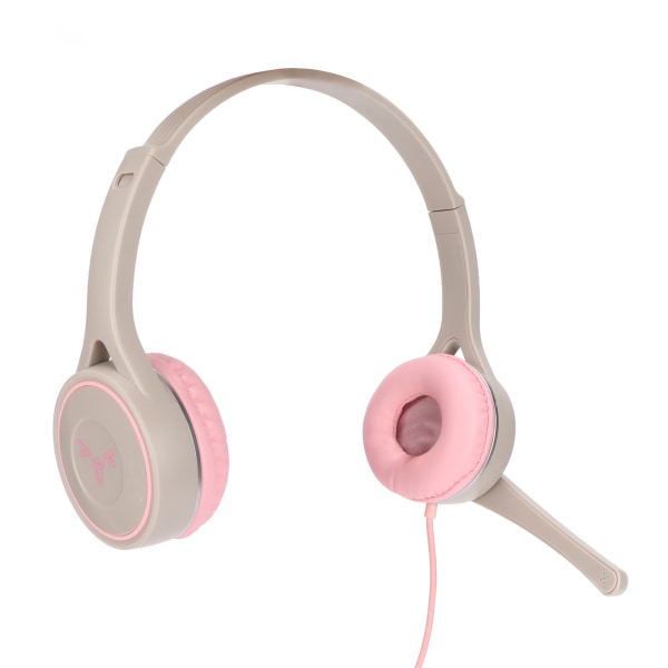 Hopfällbara hörlurar för barn, 3,5 mm trådbundna hörlurar, stereohörlurar för onlineklasser, lyssna på musik