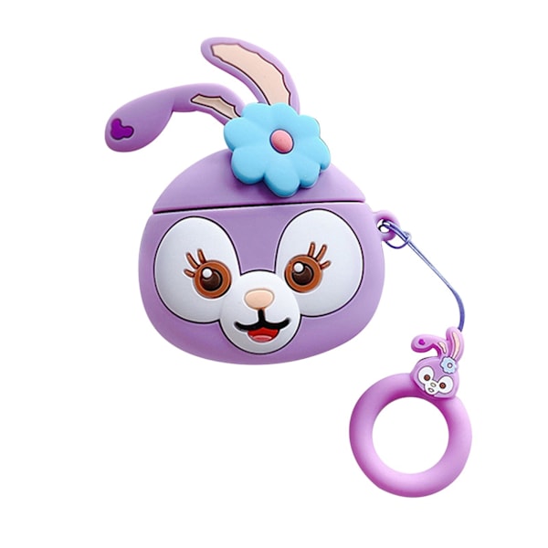 Passar till Airpods1/2 Generation Trådlösa Bluetooth-hörlurar Skyddande Skal Cartoon Silikon Apple 2 Generation Kreativ Söt Mjuk 05