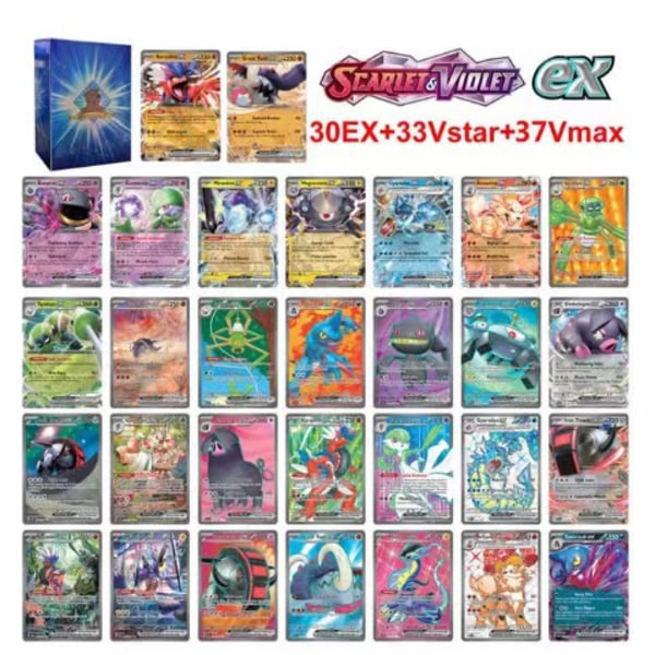 100 Full Flash Card baby 30uusi Ex 33vstar 37vmax suosittu englantilainen kortti New Ex100 Full Flash Cards