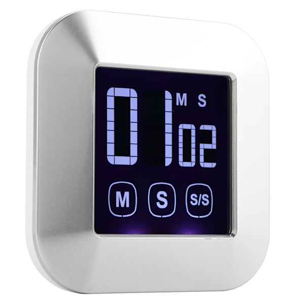 Stor LED-skærm Køkken Timer Elektronisk Touch Screen Digital Timer