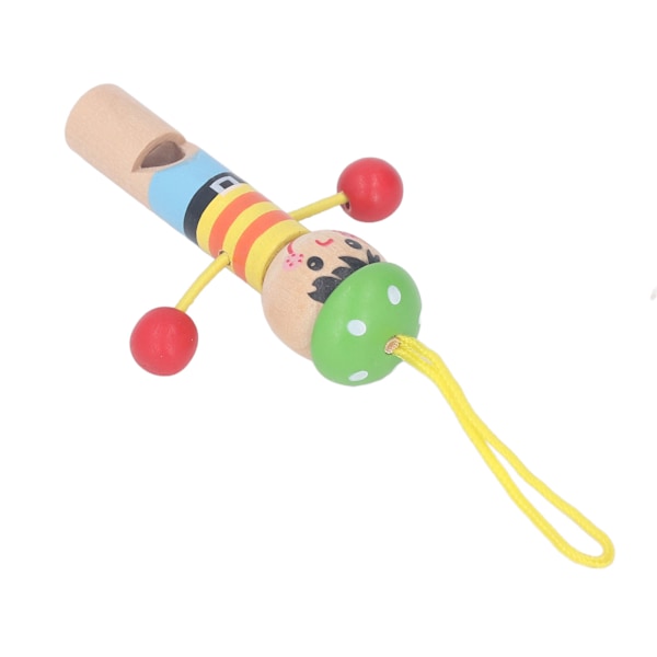 Träfågelpipa Cartoon Mini Flöjt Färgglada Musikleksaker Musikinstrument för Barn Piratpipa