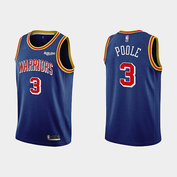 NBA Golden State Warriors Jordan Poole 3 City Edition tröja L