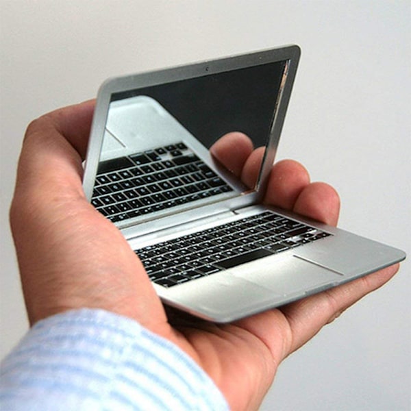 Mini Lommecomputer Spejl Glas Spejl Hjem Notebook Spejle