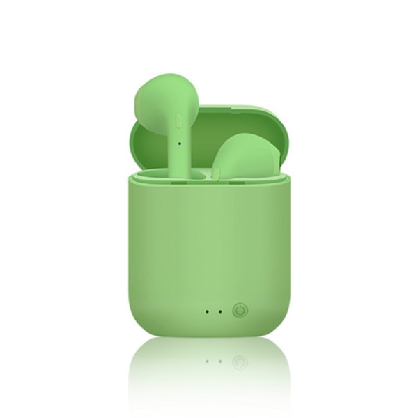 I7s TWS Dual Ear Sports 5.0 Macaron trådlösa Bluetooth hörlurar mini2 Bluetooth hörlurar i7mini green