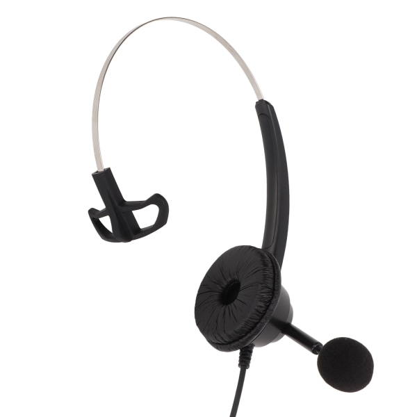 H360‑USB‑3 Telefon Headset Svart Volumjustering Dempe Enkeltsidet Øretelefon med USB-kontakt for Call Center