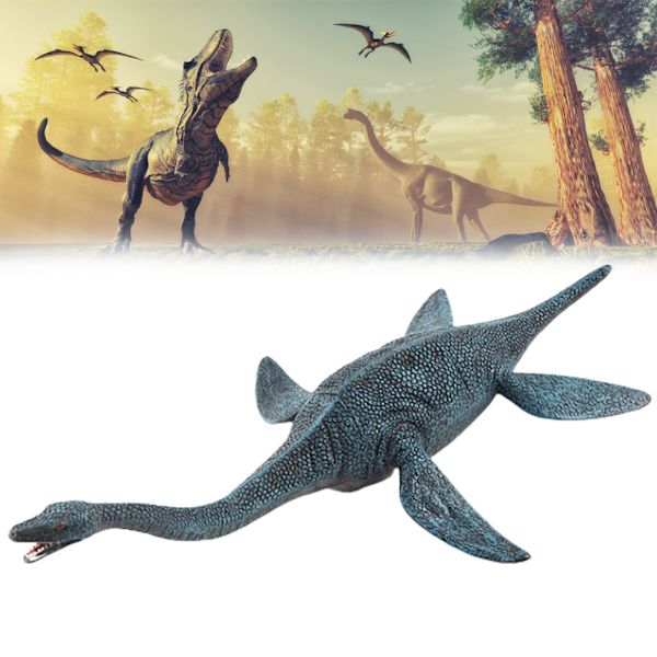 Plesiosaurus Dinosaurie Leksak Plast Dinosaurie Modell Leksak Simulerad Barn Leksak Present