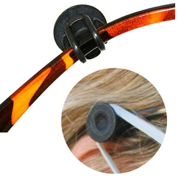 Glashållare med Elastisk Ansiktsmaskreglage - Fixerad Klämma på Glasögonen - Frigör Öronen - Öronproppar för Vuxna och Barn