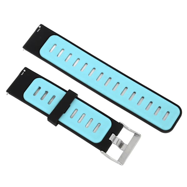 22mm Universal Silikon Sportklockarmband för Huawei Watch 3 för Watch 2 för Watch GT Svart Blå