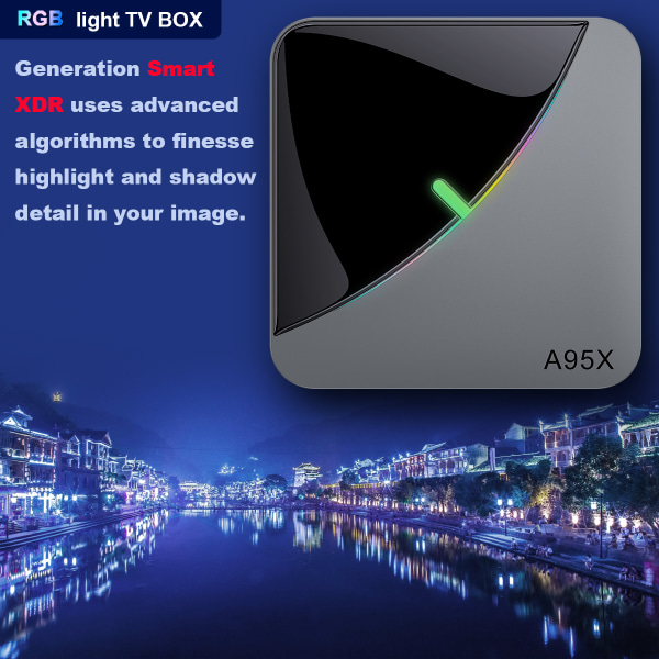 A95X F3 Air Android 9.0 WiFi Smart TV Box 4GB+32GB