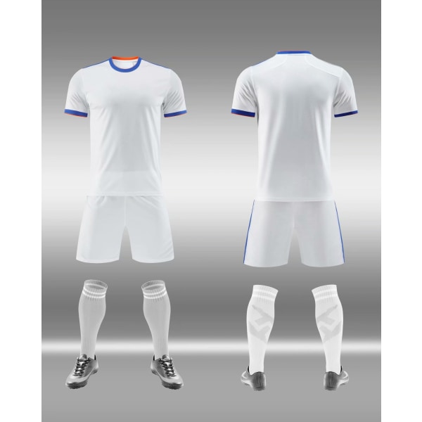 Nyt Fodbolddragt Sæt til Voksne og Børn - Træningsdragt med Let Bord - Fodbolddragt til Konkurrence - Holduniform Sharp P Main 2 Size XL (185cm-190cm)