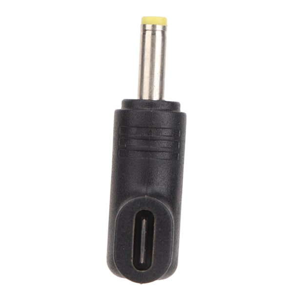 Type-C naar DC 4.0x1.7mm-sovitin, tukee 100W PD-pikalatausta, 90 asteen kulmassa oleva USB-C-DC-sovitin