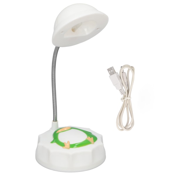 Børn Skrivebordslampe USB Animal Shape Dekoration LED Bordlampe til Børn Soveværelse Grøn