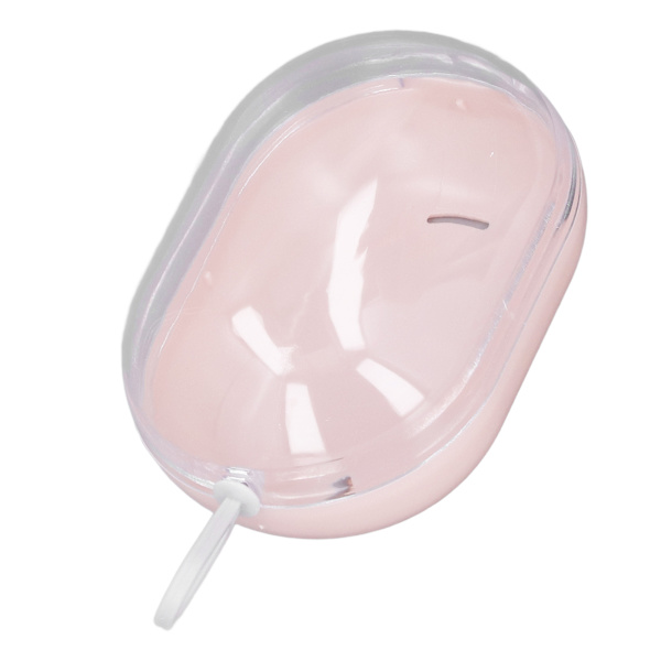 5 stk. Svampe Opbevaringsboks Støvbestandig Gummihåndtag Kosmetik Svampe Opbevaringsholder Pink