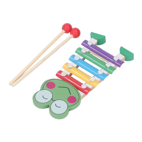 Trexylofon Multifarget Baby Percussion Musikkleker for Førskolelæring Frosk