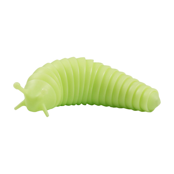 Stor Lysende Hummer Dekompressionslarve Sneglen Puslespil Trykaflastning Fingerspids Eksotisk Interaktivt Legetøj Green+White(Luminous17*8.5*4.5)