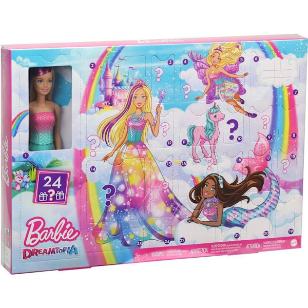 Barbie Dreamtopia Adventskalender Flerfärgad