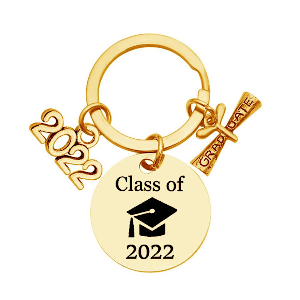 Nøglering til dimission 2021 - College Graduate Nøglering - Inspirerende Gave til Studerende