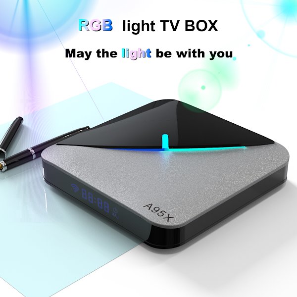 A95X F3 Air Android 9.0 WiFi Smart TV-boks 4GB+32GB