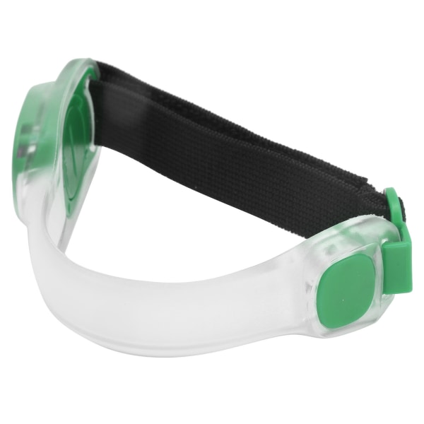 Outdoor Sports LED Armbånd Blinkende Armbånd Lysende Armbånd for Night Running Green