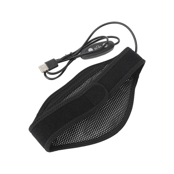 Lämmitettävä niskamassageri 5 vaihdetta värähtelyhieronta Pestävä USB-lämmitteinen niskasuojus kotikäyttöön toimistotyöhön