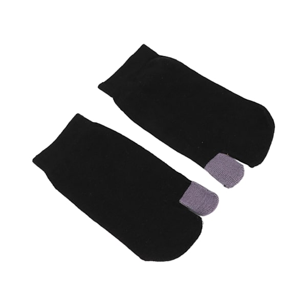 Trendiga Två-Tåstrumpor Andningsbara Fingersockor Svett Absorberande Ren Färg Ankelstrumpor