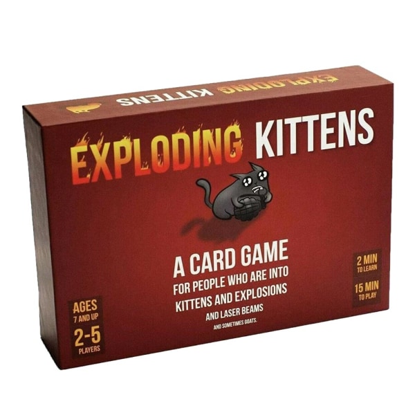 Exploding Kittens Kortspel Barnfamilj Party Games