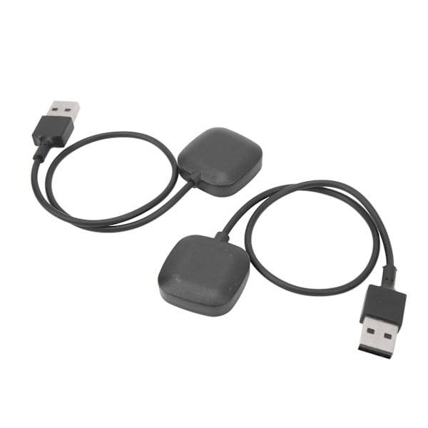 2 st 5V Smartwatch Laddare Trådlös Laddningsdocka Dataöverföring Laddningskabel för Fitbit Versa 3 Sense 30CM