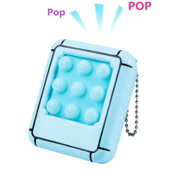 Nyckelring med bubbelplastljud - Sensorisk Fidget Pop-leksak