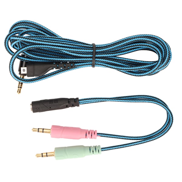 Pelaamisen kuulokemikrofonikaapeli, ammattimainen, tyylikäs, mykistyskytkin, vaihtokuulokemikrofonikaapeli SteelSeries Arctis 3 Blue 78,7 tuumaa