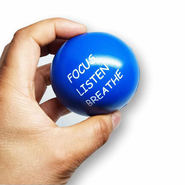 Stressbollar Decompressing Boll med Motiverande Citat Handövningsbollar Fidget Leksaker för Barn och Vuxna för att Lindra Ångest och Stress