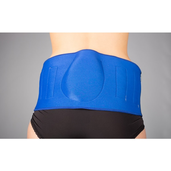 Wellys®GI-034405: Magnetiskt ryggbälte med kudde - blå