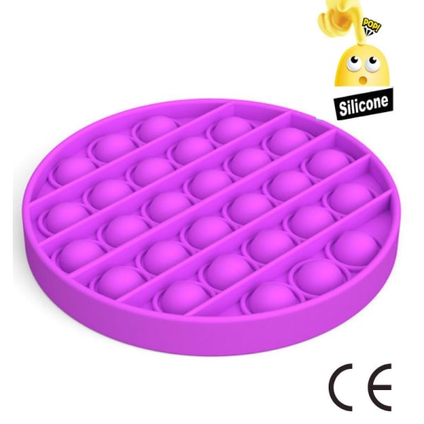 Pop it Fidget Toys - LILA Bubble Push Pop Toy CE Purple