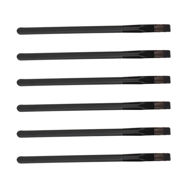 6 st Eyebrow Penslar Multifunktionella Ögonmakeup Concealer Pensel Kvadratisk Vinklad Brynpensel Set