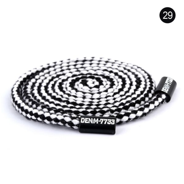 3 stk. Snore / Lanyards Færdig Sort Hvid ternet