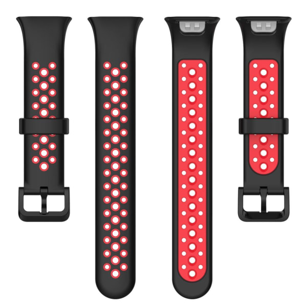 Erstatningsstropper Kompatibel med Xiaomi Band7 Pro Pustende Myk Silikon Smartklokke Armbånd Dobbelt Farge
