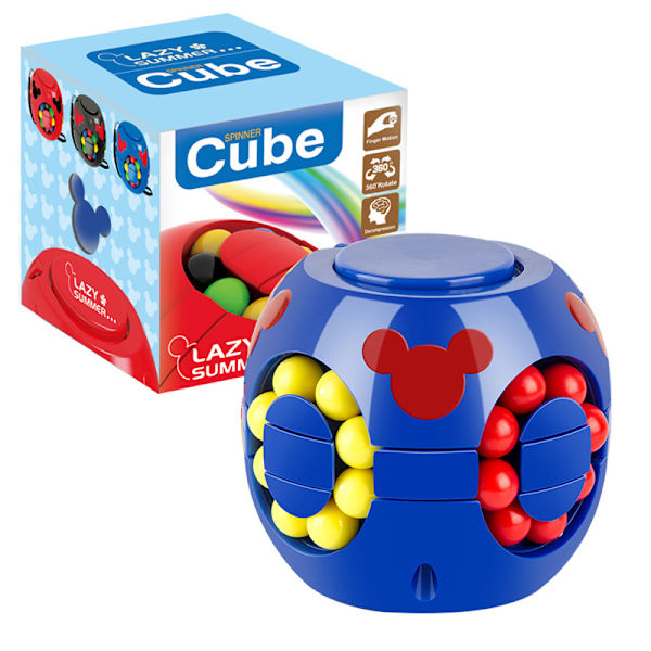 Päiväkodin Puzzle Magic Ball Pieni Magic Bean Leikki Pyörivä Lentokone Pallo Gyro Sormi Hamburger Kuutio Magic Bean 9