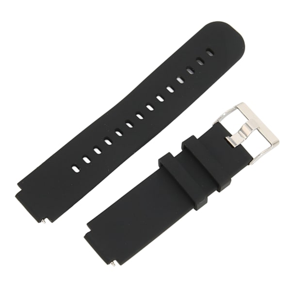 Silikonarmband för Amazfit Smartwatch Verge 2 A1807 Svart
