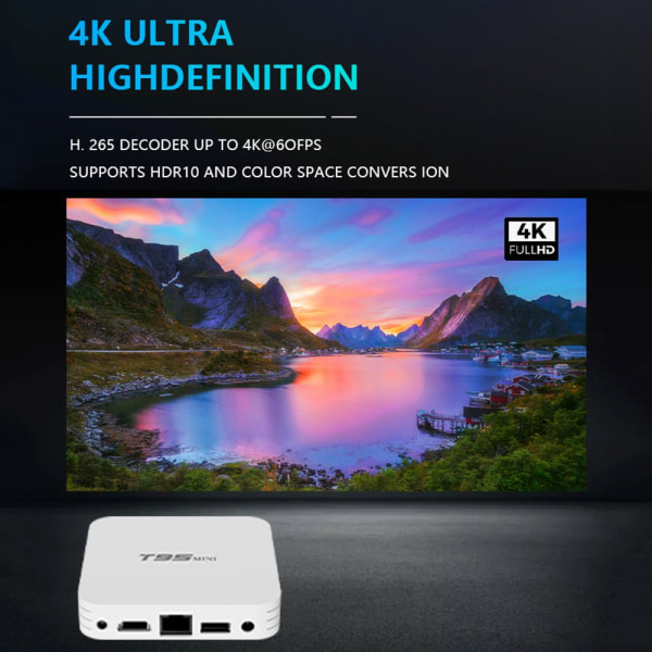 T95MINI Smart TV Box Set Top Box EU STIKKONTAKT