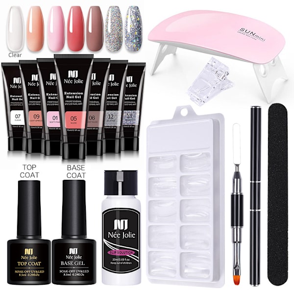 Nagelgellackset nagelset polygelset #06