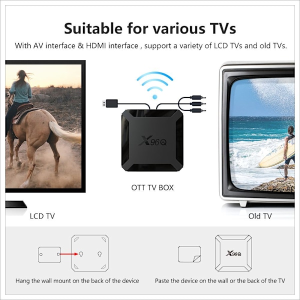Älykäs TV-laatikko Android 10.0 4K 2GB+16GB