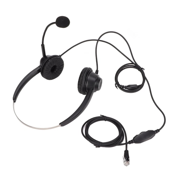 Asiakaspalvelun kuulokemikrofoni, melunvaimennus, RJ9-liitin, binaural, langallinen puhelin, kuulokkeet mikrofonilla VOIP-puhelimiin