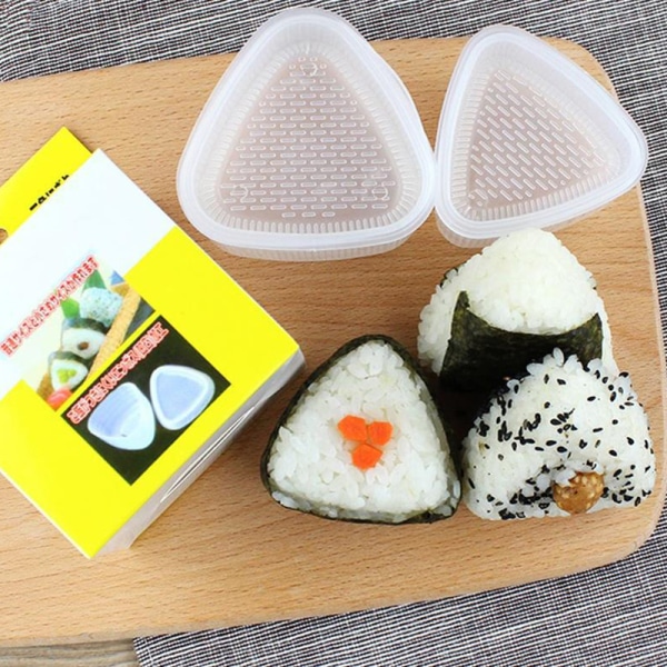 2 kpl Tee-se-itse Sushi-muoto Onigiri-riisipallo-puristinmuoto Sushi-muoto