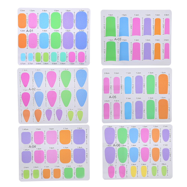Negleforlængelser Glasfiber Manicure Negleforlængelsesform DIY Neglekunstværktøjsæt til Hjemmesalon