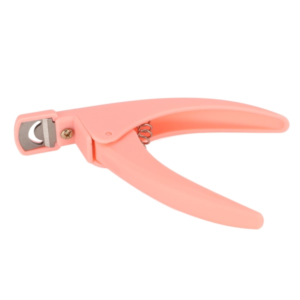 Acrylic Nail Clipper Professional Stainless Steel Nail Tip Cutter False Nail Trimmer Manicure Tool Pink