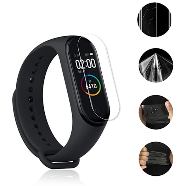 Skjermbeskytter for Xiaomi Mi Band 5 Full Coverage TPU Fleksibel Film