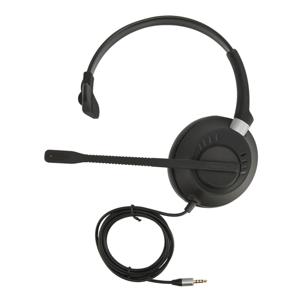 X6S 3.5 Telephone Headset ENC Active Noise Cancelling Single Ear PC Headphone for Customer Service Call Center