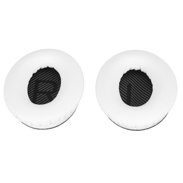 Ersättningsöronskydd Mjuka Proteinläder Minnesskum Hörlurskuddar för QC35 35ii QC25 QC15 QC2 AE2i AE2W Vit