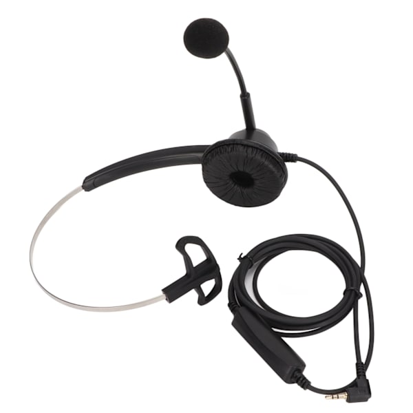 H360‑2.5MV 2.5mm affärsheadset Monaural kontorsheadset med justering av högtalarvolym och mikrofonljud